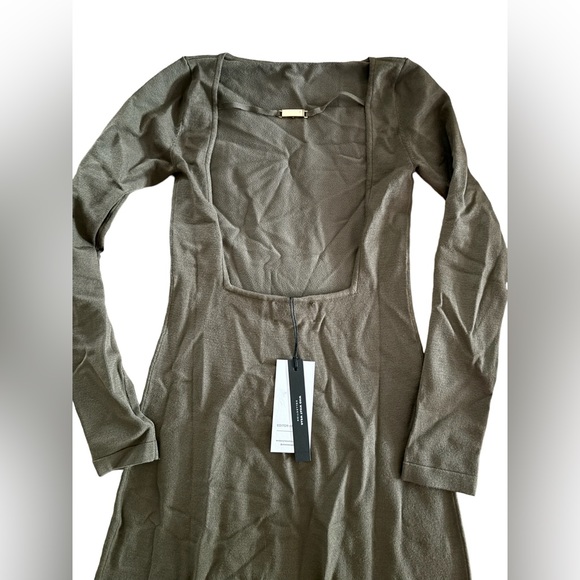 Who What Wear Jade Square Back A-Line Dress - Picture 3 of 5